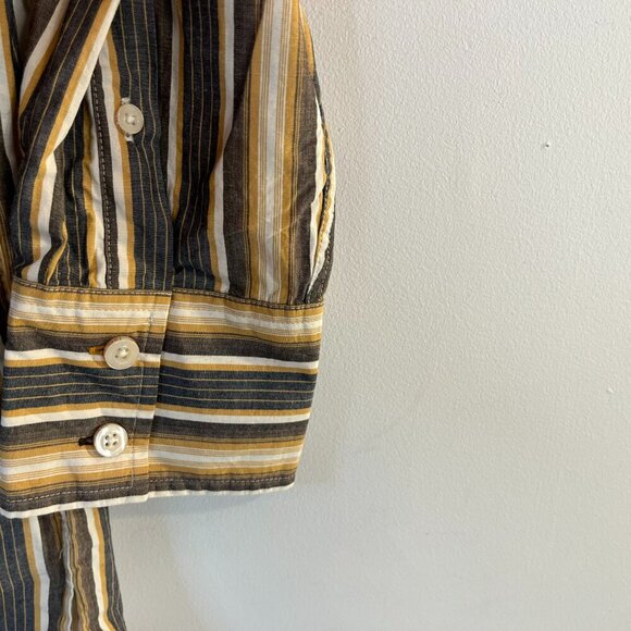 Timberland Men's Striped Casual Cotton Fall Shirt - Size Medium - NWT $59.50 - Picture 5 of 6